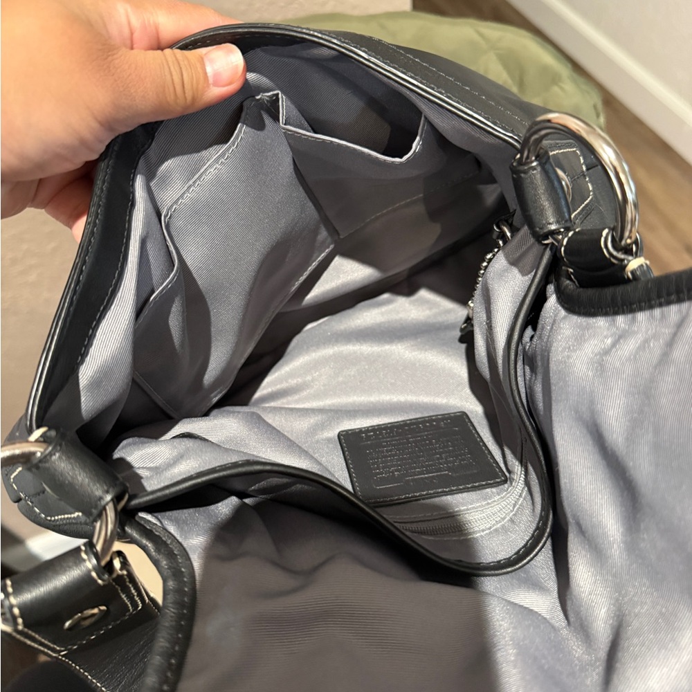 COACH Y2K Soho Plated Leather Large Flap Purse # F13729 (210 - Picture 3 of 7